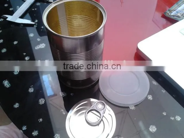 400g 7100# tinplate printed cans for tomato paste