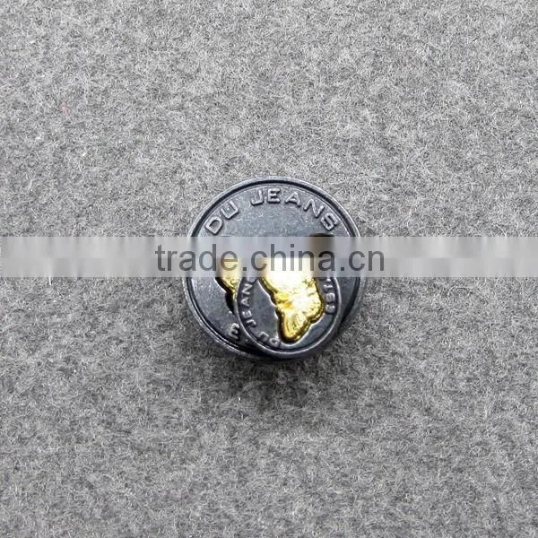 New fashion butterfly jeans button