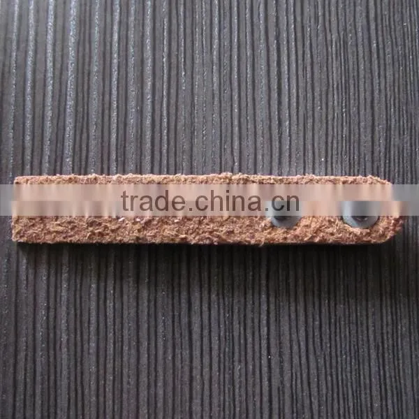 Narrow Slip Brown With Metal PU Label for Casual Wear