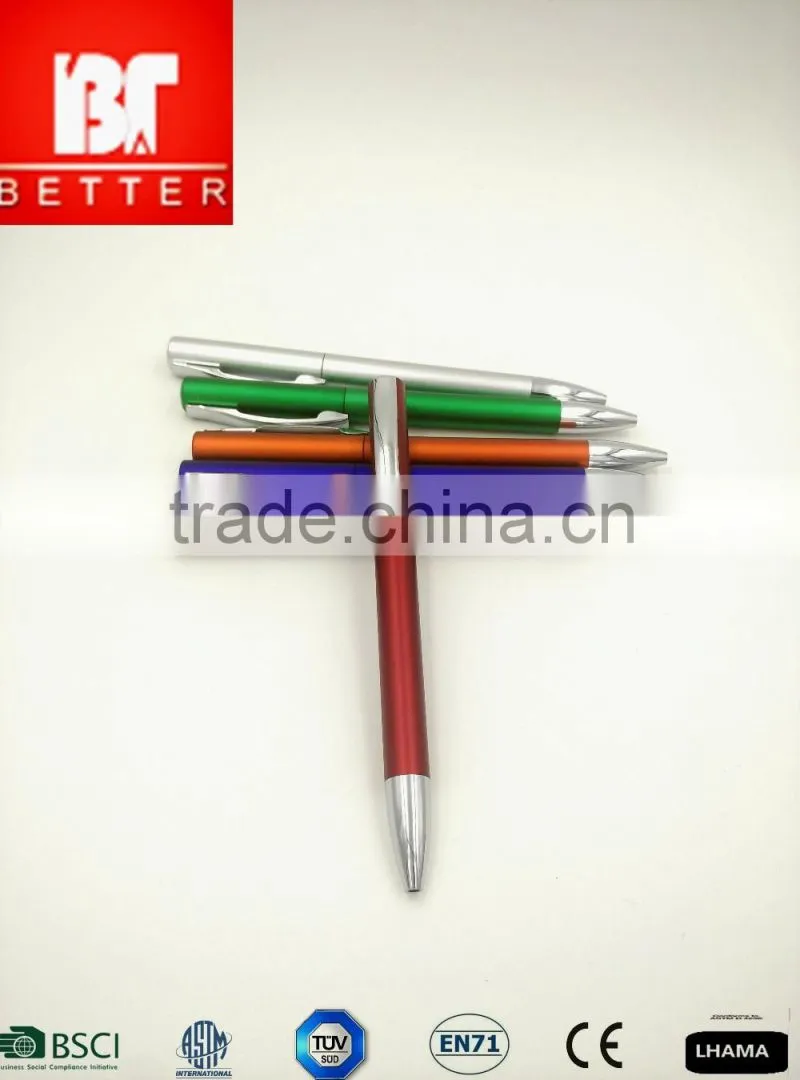 2016 new chinese cheap semi-metal pen metal wholesale(SMR462C)