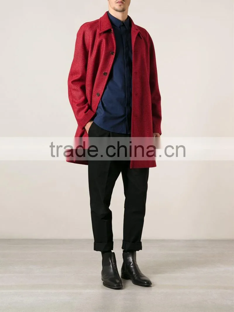 2014 new style red Cashmere coat fashion winter