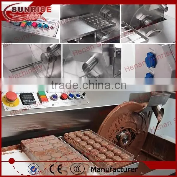 stainless steel chocolate tempering and moulding machine
