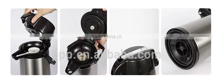 Stainless Steel Body Vacuum Air Pot In Different Sizes With Lever Top