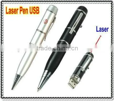 USB flash drive laser pointer ball pen,pen usb with laser point