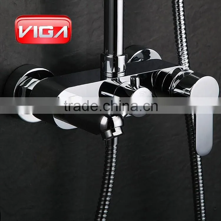 Bathrooom brass shower shower column set