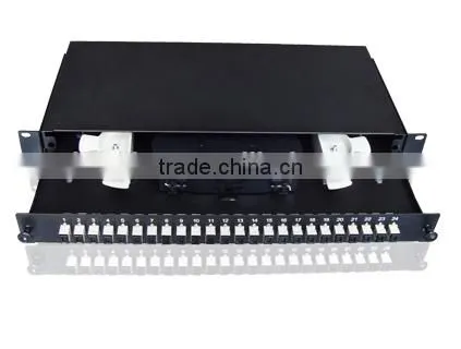 rack mount or pull-push 24 port fiber Cable Patch Panel
