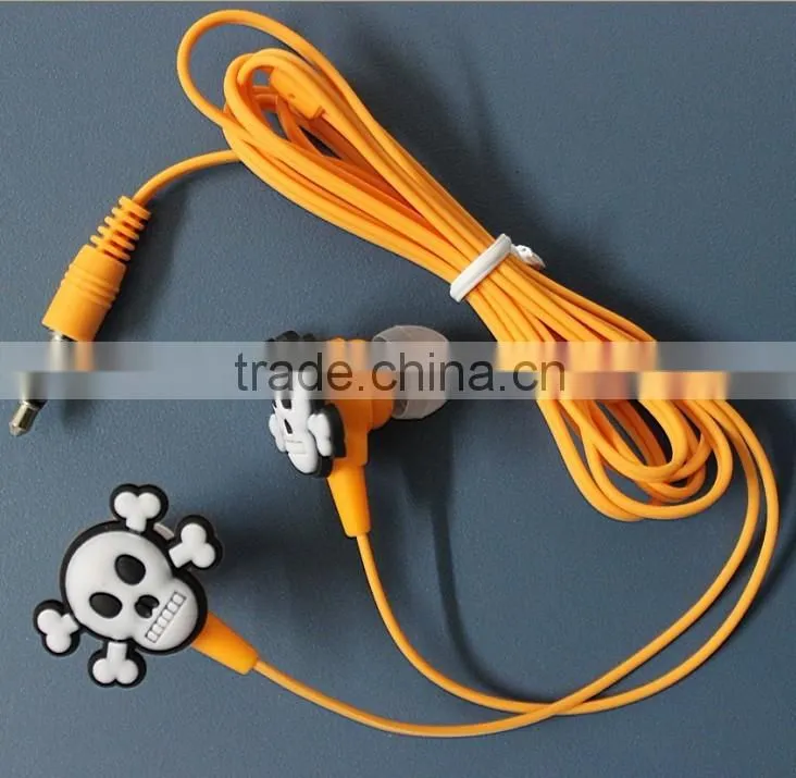 Pretty skull cartoon headphone&headset for promotion in bulk produce