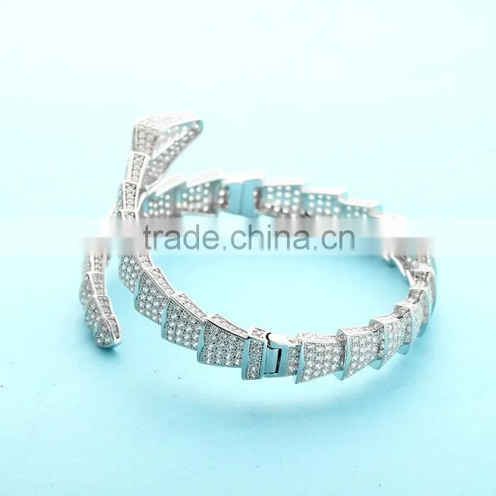 925 Sterling Silver Men's Silver Bracelet Men Bangle SBG629W