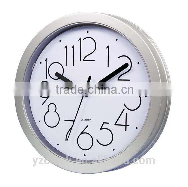 Good Quanlity Silent wall clocks 10" cheap plastic clock YZ-3522B