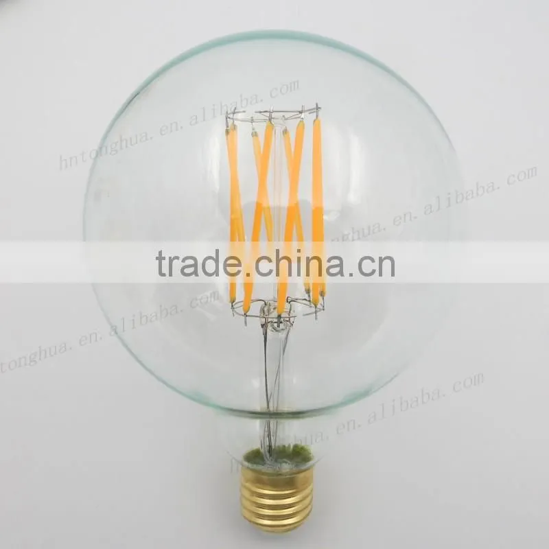 Hot Sell Vintage Clear Glass Led A19/ST58/G125/ST64 4W Led Filament Light Bulb E26 E27 B22 Led Lamp
