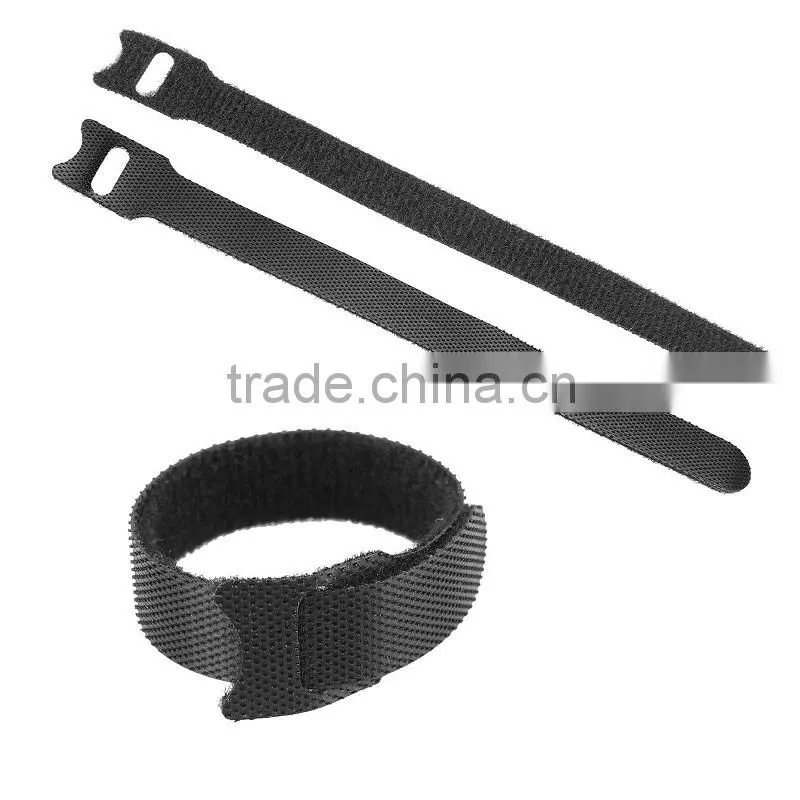 cable management hook loop straps