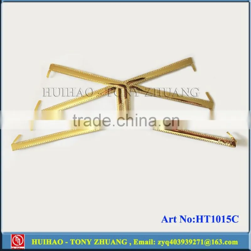 Gold color TPU plating shoes clip decorative chain (HT1104A)