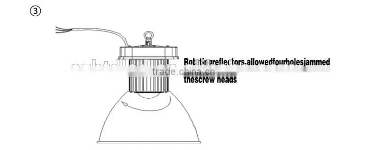 150W LED High bay lighting 3 year warranty