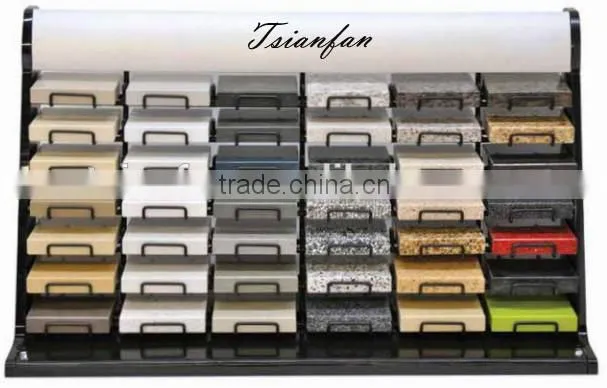 SRT006 Counter quartz stone display shelf