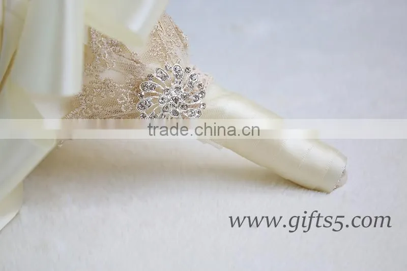 Handmade Large Bridal Wedding Brooch Bouquet