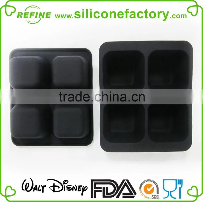 Traditional simple 4 grid no abnormal odor silicone bake mould