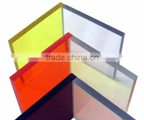 SGS,ISO,ROHS Polycarbonate solid sheet/skylight/greenhouse/carport/awning/polycarbonate