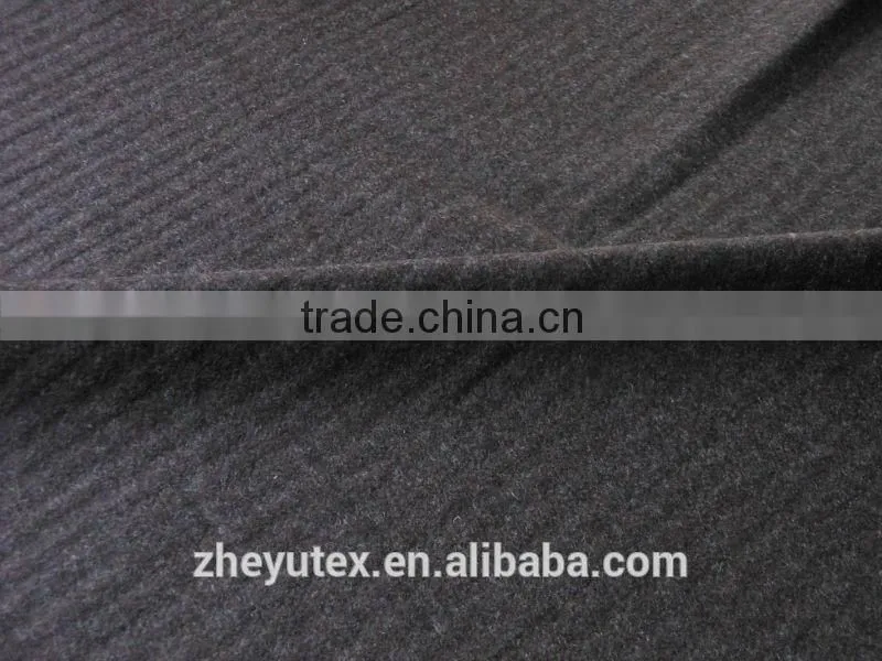 In stock flannel wool fabric with various colors