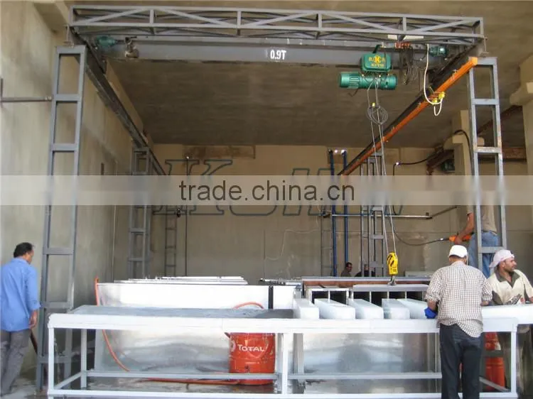 Koller containerized ice block plant JMB50 in 40GP container