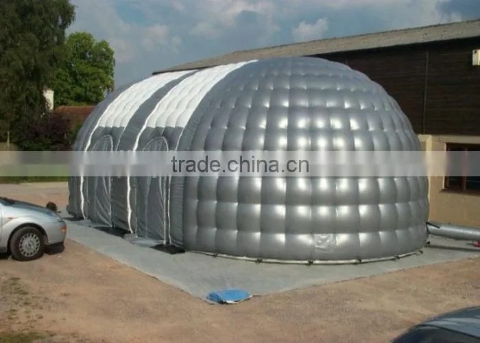 Camping inflatable clear tent/inflatable cube tent/inflatable clear dome tent