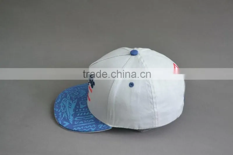 Hi quality custom 5-panel snapback cap with embroidery logo