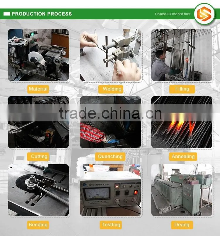 High quality 3kw,6kw electric finned tube heater element