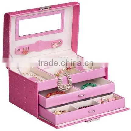 Cheap price made in china for leather jewelry box wholesale