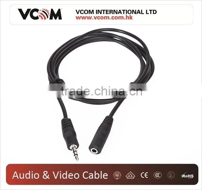 2015 Top Selling 3.5MM Audio Cable Male to Female