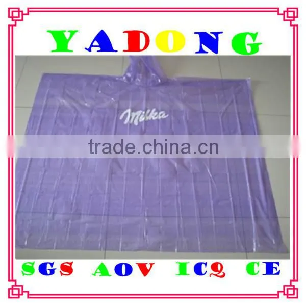 disposable rain poncho/rain ponchos cheap /promotional rain poncho