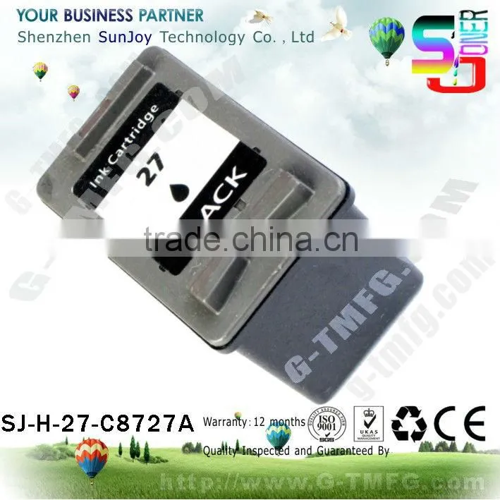 Wholesale Printer Ink Cartridge Compatible C8727A 27 for HP Deskjet 3320, 3420, and 3425 printer Deskjet 3300 series