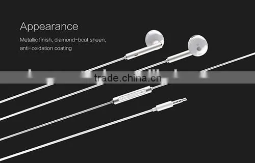 2016 Original HUAWEI AM116 P8 Lite the semi-Ear Headphones with microphone and Remote 3.5mm for huawei honor 6 Mate7 earphones