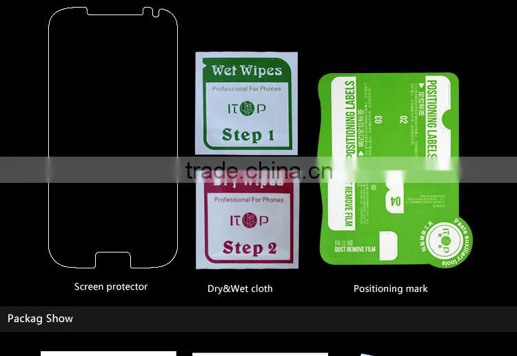Mobile phone screen protector plastic for Sony xperia Z1 screen protector