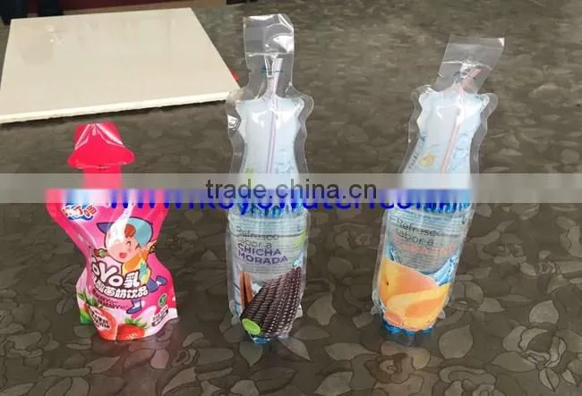 shaped pouch filling and sealing machine for grape juice
