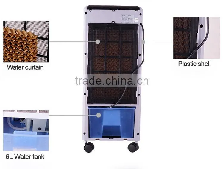 Fashion Style White Portable Evaporative Air Cooler and Mist