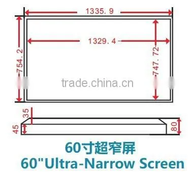 Wholesale 46,47,55,60 Inches lcd Video Wall With HD for lcd display