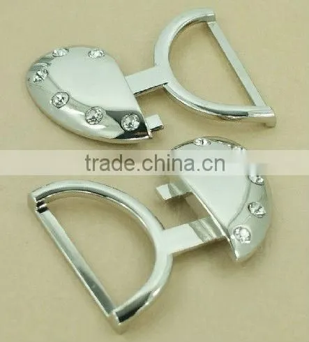 new style decorative rhinestone heart shape dress buckle