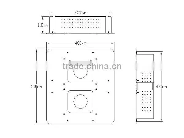 High Power LED Bridgelux Chip Petrol Station Canopy Led Light Led Light Solar Panel