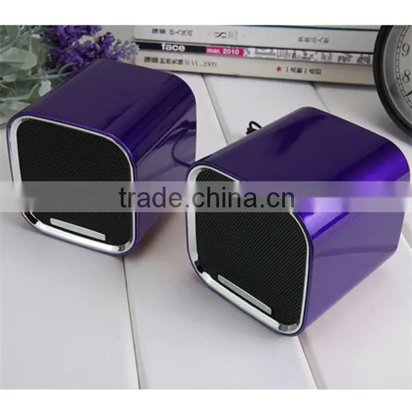 channel 2.0 mini speaker portable stereo speaker