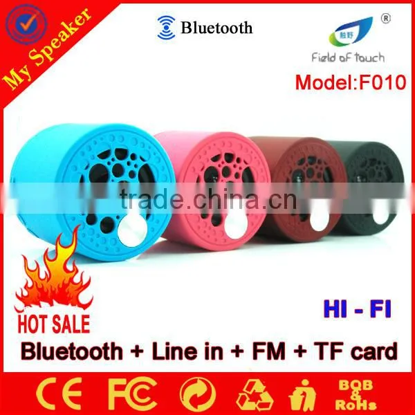 F015 model rechargeable stereo bluetooth speaker waterproof