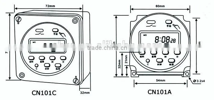 Digital Timer Switch Light Timer Switch NBL101A