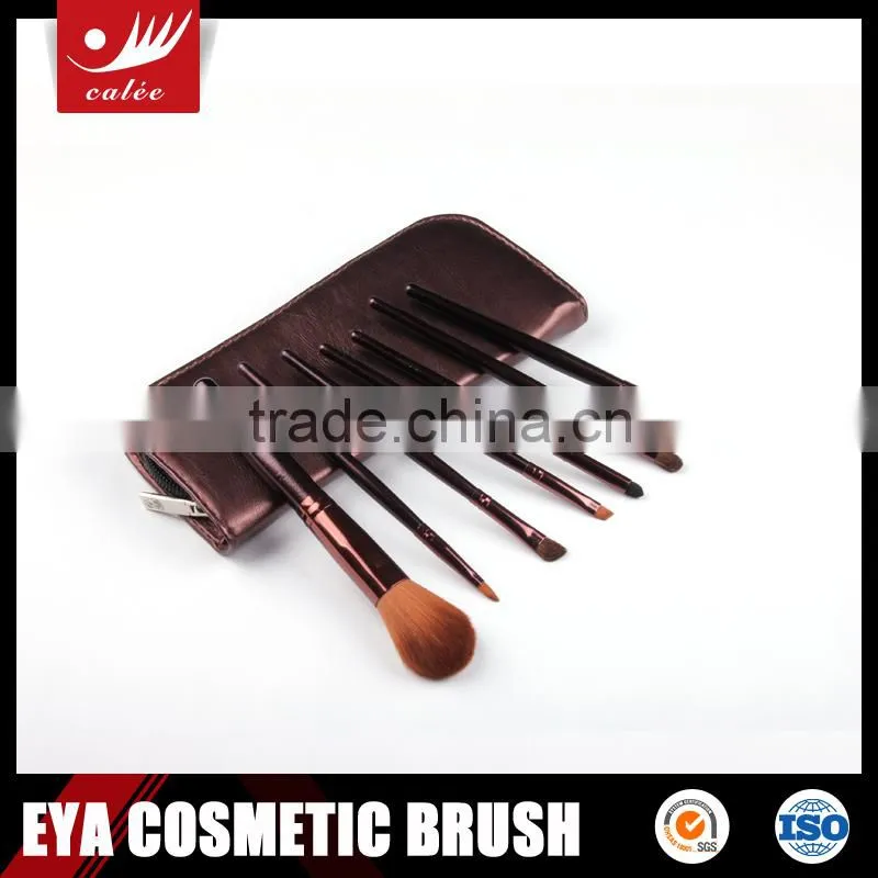 7pcs 100% Vegan Synthetic Fibre cosmetic brush set