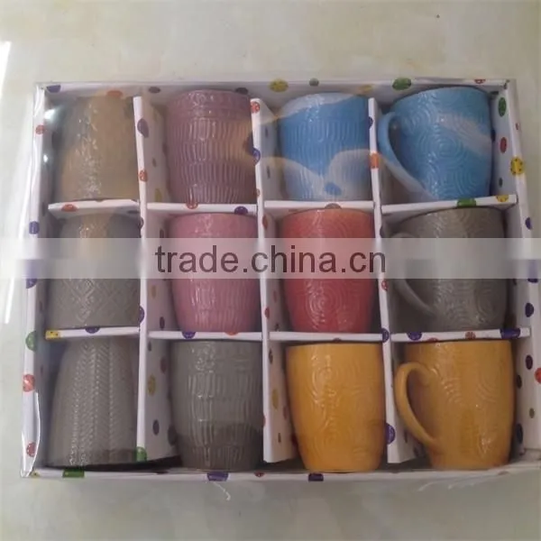 ceramic advertising mug cheap for promotional sales many designs glazed mug