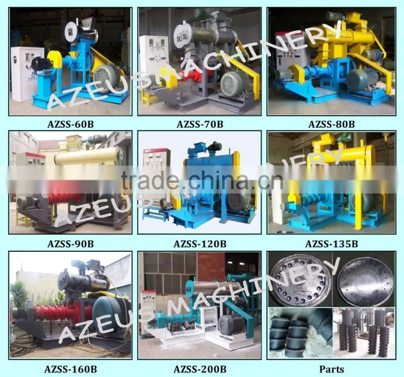 Farm feed pellet making mill machine floating fish feed pellet machine