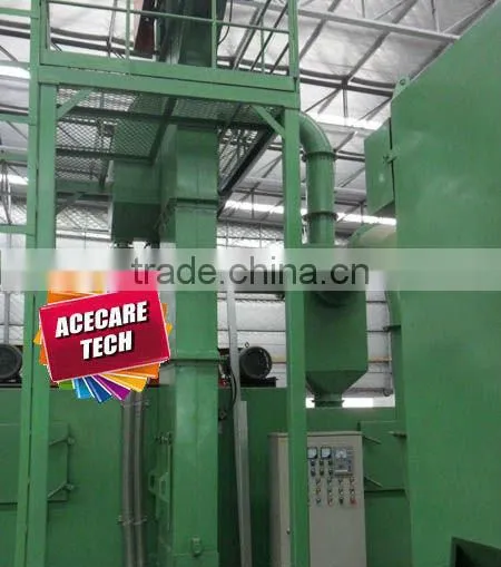 External Shot blasting machine for steel tank