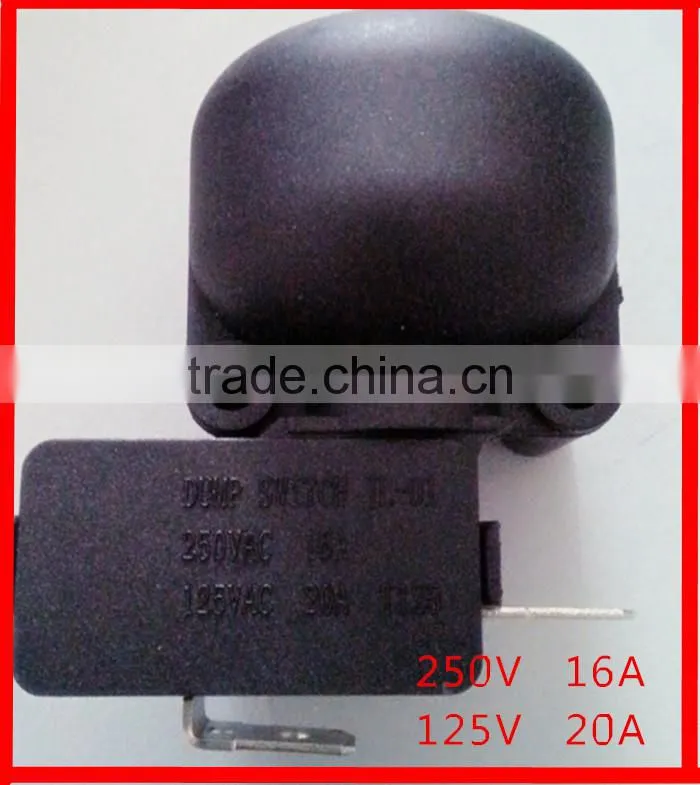 Safety tip over switch with CE/VDE