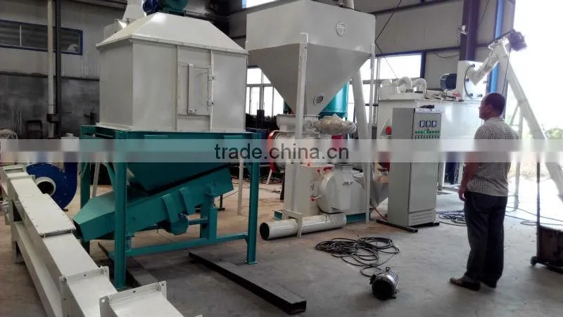 small-scale complete animal feed pellet production line for family farm