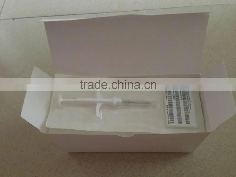 syringe for animal with RFID animal glass tag