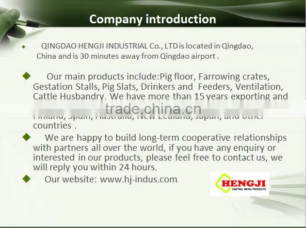 Pig Farming Equipment Hot dippedgalvanized pig house