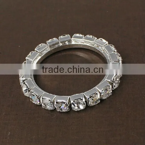 new design wholesale crystal napkin rings for wedding