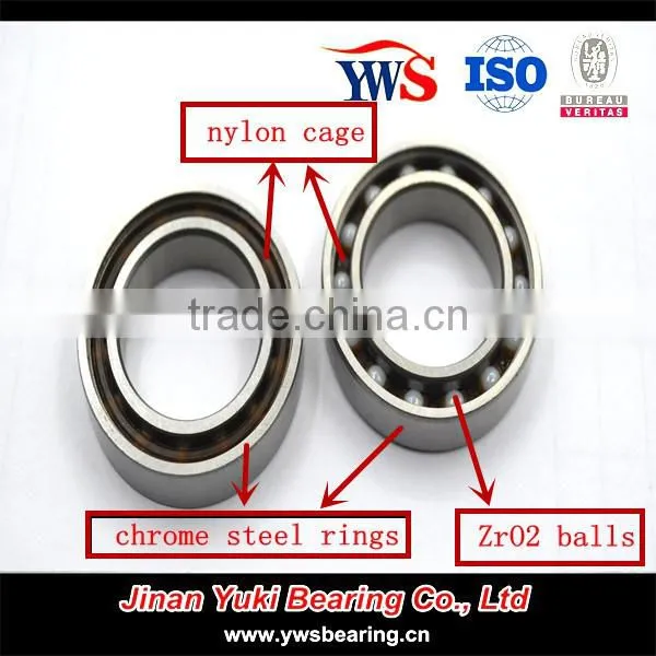 20*32*7mm ZrO2 ball nylon cage hybrid ceramic bearing 6804